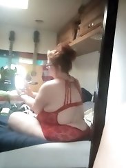 Voluptuous BBW mature woman engages in BDSM activities