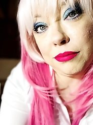 Beautiful black girl shows her private part and feet.