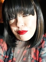 Sierra Skye has large breasts.