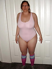 Shy plump strumpets are spreading pussy lips