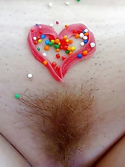 Shocking damsels are covered with cum