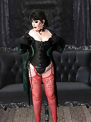 My emo granny cosplay