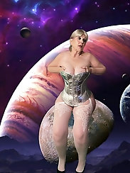 Shameless chubby GFs show their skills